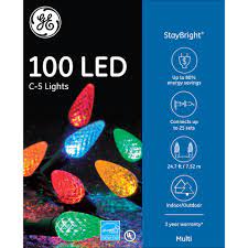 Maybe you would like to learn more about one of these? Ge 100ct Staybright C5 Led Christmas Light String Set Multi Color Walmart Com Walmart Com