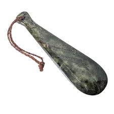 Vintage Maori Greenstone Patu War Club ...