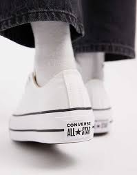 Converse plateau bianche sale