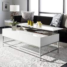 Steel slats are evenly spaced for a rhythmic, harmonious feel. Fox2241a Coffee Tables Furniture By Safavieh