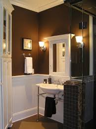 Pin By Jenny Birdsandsoap On Kristin S Bathroom Brown Bathroom Decor Brown Bathroom Dark Brown Walls