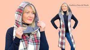 How To Make 3 Sizes Hooded Scarf Diy Scarf Beginner Tutorial Youtube