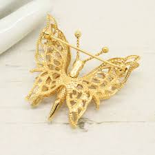 gold brooch pin