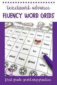 Benchmark Advance 1st Grade High Frequency Fluency Practice Fluency Fluency Practice Benchmark Advance