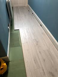 When you have chosen your new floor, your next step is to decide what skirting option will best suit your new floor. Macchandyman On Twitter Installation Of Laminate Flooring In This Entrance Hallway Uneven Old Stone Flags Levelled First Laminate Cut Around Bottom Stair Skirting Board Trim Added To Finish Job Macchandyman Https T Co G4swdkaceh Macclesfield