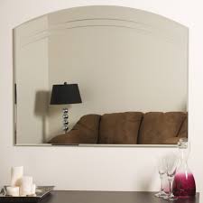 Maybe you would like to learn more about one of these? Large 39 5 X 31 5 Arch Crowned Top Beveled Angel Frameless Decorative Mirror By Decor Wonderland Walmart Com Walmart Com