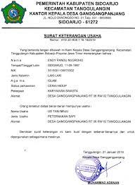 Contoh surat keterangan domisili perusahaan dari kelurahan. Kepala Desa Contoh Surat Izin Usaha Dari Desa Nusagates