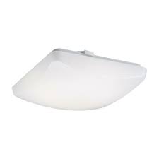 Square flush mount ceiling fixture. Metalux Fm11wsccr Square Flush Mount Ceiling Light 120 V 13 9 W Led Lamp 110 For Sale Online Ebay