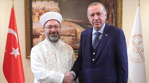 Kapısı'nın kurulması ve yönetilmesi görevi t.c. Cumhurbaskani Erdogan Dan Diyanet Isleri Baskani Erbas A Ziyaret