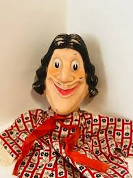 Captain Hook Disney Pan Hand Puppet Toy 1969 Muppet Mr Rogers Vtg Antique  Henson AL1