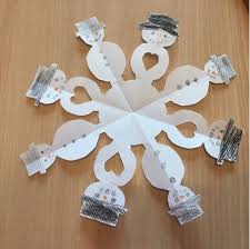 Schneemann Als Fensterstern Mit Kinder Basteln Einfaches Schnittmuster Fenst Weihnachtsdeko Kinder Basteln Schneemann Basteln Fensterdeko Weihnachten Basteln