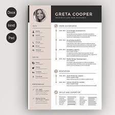 Creative graphic artist with five years of experience working with top brands using adobe illustrator, photoshop and other adobe suite software. Clean Cv Resume Ii Creative Cv Template Creative Resume Templates Creative Cv