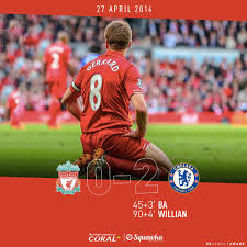 Both terrible attitude to the game. Squawka Football On Twitter On This Day In 2014 Liverpool 0 2 Chelsea You Know The Rest
