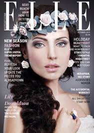 Elle (stylized elle) is a worldwide lifestyle magazine of french origin that focuses on fashion, beauty, health and entertainment. Fashion Elle Magazine Cover Design Template Fotojet
