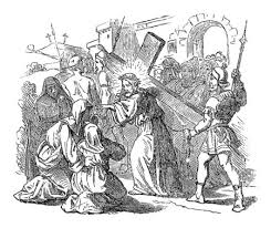 Feel free to explore, study and enjoy paintings with paintingvalley.com Antique Vintage Biblical Religious Engraving Or Drawing Of Jesus Carrying Cross For Crucifixion And Talking To Women Of Jerusalem Bible New Testament Luke 23 Biblische Geschichte Germany 1859 Ù…ÙˆÙ‚Ø¹ ØªØµÙ…ÙŠÙ…ÙŠ