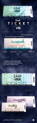 Event Ticket Template 8 Event Ticket Template Ticket Design Ticket Template
