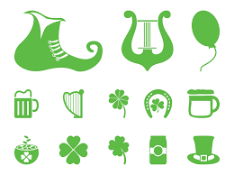 Patrick's day crafts for kids 3 of 9 Saint Patrick S Day Icons Vector Art Graphics Freevector Com