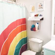 Kid S Rainbow Bathroom In 2020 Kids Bathroom Colors Kid Bathroom Decor Rainbow Bathroom Decor