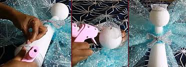 Ange en papier pour noël. Comment Faire Un Beau Centre De Table Pour Noel 20 Idees