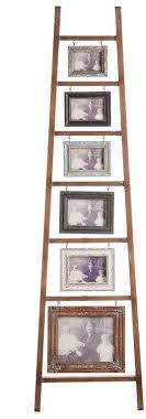 Laurel Foundry Modern Farmhouse Fruita Wood And Mdf 6 Photo Ladder Hanging Picture Frames Pallet Picture Frames Wood Picture Frames