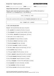小朋友學英文 小三小四免費工作紙練習簡單grammar用法 香港01 親子 simple past verbs present continuous tense past tense