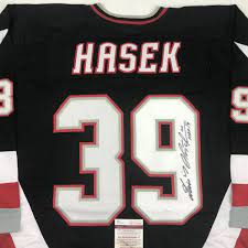 Check out our dominik hasek jersey selection for the very best in unique or custom, handmade pieces from our shops. Nhl Jerseys Hall Of Fame Sports Memorabilia Jersey Display Nhl Jerseys Custom Jerseys