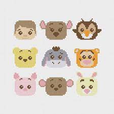 Tigger cross stitch pattern pdf, embroidery cute nursery decor, winnie the pooh disney animal counted cross stitch chart, instant download. Winnie The Pooh Cross Stitch Pattern Pdf Instant Download Etsy Disney Cross Stitch Cross Stitching Mini Cross Stitch
