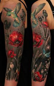 Black And Grey Flower Tattoos With Color Beautiful Black Grey With Splashes Of Color Sleeve Tattoos Tattoos Beautiful Tattoos