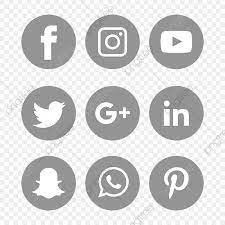 Social Media Icons Set Logo Vector Illustrator Social Icons Logo Icons Media Icons Png And Vector With Transparent Background For Free Download Social Media Icons Free Social Icons Social Media Icons