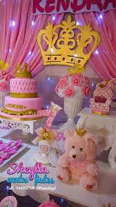 En la guardería le hicieron su. Decoracion Tema Corona Reina Princesa Fiesta De Cumpleanos Para Ninos Decoracion Fiesta De Nina Decoracion Fiesta De Minnie
