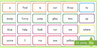 Print these free flashcards to help your kids learn their fry sight words. Dolch Words Pre Primer Flash Cards Teacher Made