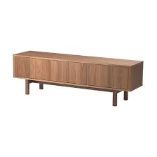 Ikea Stockholm Tv Unit In Walnut Veneer Aptdeco Ikea Stockholm Tv Bench Ikea Tv Stand