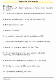 4th Grade Adverb Worksheets Free Printable Adjective Adverb Sort Worksheet 1 Changing In 2020 Adverbs Worksheet Adverbs Pre Algebra Worksheets