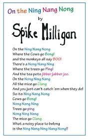 Spike Milligan Quotes Google Search Funny Poems For Kids Funny Poems Kids Poems