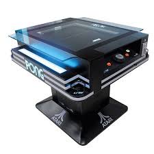 Get into the game with our lifesize version of the classic video game. Atari Pong Cocktail Table Coin Op Modell