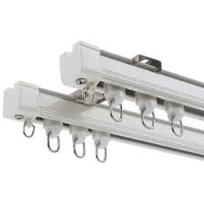 We know every home is different and how you wish to hang your curtains is too, that's why we also stock curtain tracks for bay windows, ceiling curtain tracks, and door. China Ceiling Curtain Track Set With Wheeled Carriers China Curtain Rail Curtain Track