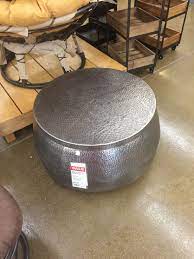 Hammered metal coffee table furniture ideas, table has a thick metal. Cala Hammered Coffee Table Hammered Coffee Table Aluminum Coffee Table Leather Coffee Table
