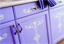 kitchen cabinet designs stenciled