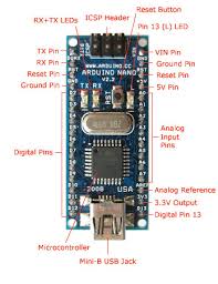 Vcc will get wired up to the 5v pin on our arduino. Arduino Nano Pinout Excesstext