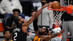 Los angeles clippers and utah jazz takes part in the championship nba, usa. K5etnk021e55em