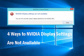 4 Ways To Nvidia Display Settings Are Not Available In 2020 Nvidia Device Driver Display