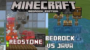 Java will always have the new features first, and sadly not all of the features from java make it to bedrock. Is Bedrock Redstone Better Than Java Minecraft Features You Didnt Know Youtube