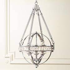 Victoria Chrome 16 Wide Clear Crystal Chandelier 8g407 Lamps Plus Crystal Chandelier Chandelier Lighting Fixtures Contemporary Chandelier