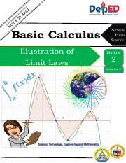 It is not comprehensive, and Basic Calculus Q3 M2 Pdf Basic Calculus Illustration Of Limit Laws Senior High School Module 2 Quarter 3 Basic Calculus Quarter 3 U2013 Module 2 Course Hero