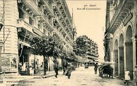 Rue De Constantine A Alger Street View Scenes Street