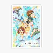 Your Lie In April Sticker By Lilkiri Redbubble