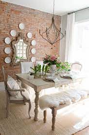 Spring Decorating Ideas Rustic Dining Room Dining Room Table Decor Dining Room Decor