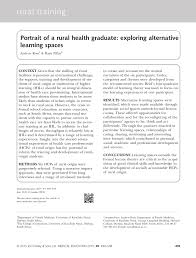 Getting that right look and feel for your casual living room can sometimes take more work than you'd think, unless you know where to look for your. Pdf Portrait Of A Rural Health Graduate Exploring Alternative Learning Spaces