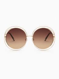 Commandez maintenant en ligne et profitez de la livraison offerte. Lunettes De Soleil Carlina Rondes En Metal Chloe Fr