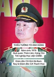 Giám Đốc Thành Công An Tỉnh Hưng Yên